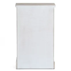 LuxenHome White And Natural Wood 2-Door Wine Cabinet -Baxton Studio Store GUEST 7bff87e8 df31 4209 89bd 79ad0b35b1a2