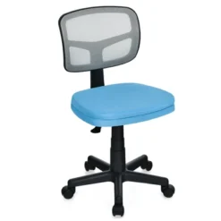 Tangkula Armless Mesh Office Chair Ergonomic Swivel Computer Desk Chair Height Adjustable Task Chair For Adults And Kids -Baxton Studio Store GUEST 7c27813a 303a 47f3 8588 4f7307a1af22