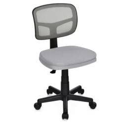 Tangkula Armless Mesh Office Chair Ergonomic Swivel Computer Desk Chair Height Adjustable Task Chair For Adults And Kids -Baxton Studio Store GUEST 7ce06c76 5629 4324 9279 f1ecf53b10a5