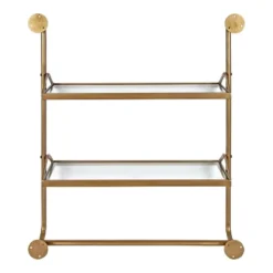 26" X 31" Marit Metal Wall Shelf Gold - Kate & Laurel All Things Decor 8 26" X 31" Marit Metal Wall Shelf Gold - Kate & Laurel All Things Decor -Baxton Studio Store GUEST 7d0db773 b89d 4980 8845 b6c66d3a3e0f