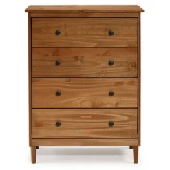 Stiva Classic Mid-Century Modern Vertical 4 Drawer Dresser - Saracina Home -Baxton Studio Store GUEST 7d52ef34 1e46 4920 a3a1 34d91177eaef