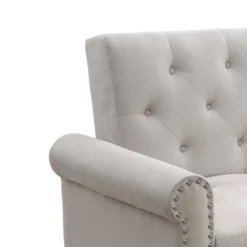 82" Eiroa Sofa Beige Fabric - Acme Furniture -Baxton Studio Store GUEST 7d9dea8a 28ee 4b76 9fc9 e6b1318ba982