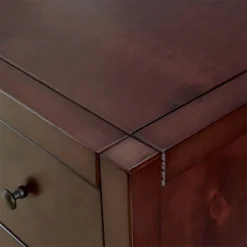 MUSEHOMEINC ST1001E 31.5 Inch Tall Rustic Solid Wood 3 Drawer Storage Dresser Nightstand With Black Metal Rounded Knobs, Espresso -Baxton Studio Store GUEST 7e7c8e9d fd38 4a37 879b 7510be137ea8