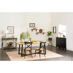 Contemporary Wood Dining Table Brown - Olivia & May -Baxton Studio Store GUEST 7e862b65 4855 4c32 870e 7da46e42794c