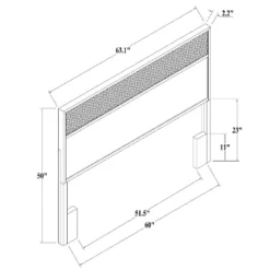 Wood & Cane Transitional Headboard - Hearth & Hand™ With Magnolia -Baxton Studio Store GUEST 80627b94 92e4 48a9 a766 37f507ba73be