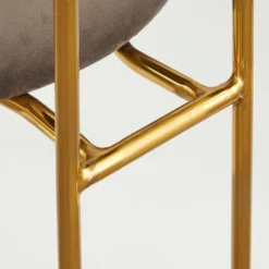 24" Set Of 2 Retro Velvet Counter Height Barstools - Buylateral -Baxton Studio Store GUEST 8203552c 0325 4808 88c1 45e2cd87ecf5