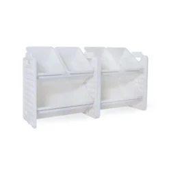 UNiPLAY Toy Organizer With 6 Removable Storage Bins And Block Play Panel, Multi-Size Bin Organizer -Baxton Studio Store GUEST 8254e849 790d 40c5 9d57 a7edad1c24a0