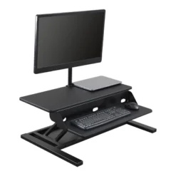 Stand Up Desk Store AirRise Pro 2.0 Two Tier Standing Desk Converter With Dual Monitor Mount -Baxton Studio Store GUEST 82839219 c3d8 4576 87c2 ebc012e04aa9