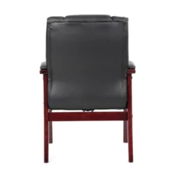 Mid-Back Wood Finished Guest Chair - Boss Office Products -Baxton Studio Store GUEST 82d71eab 31c3 400a 8207 ae4a5a63ae60