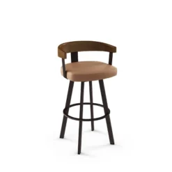 26" Lars Counter Height Barstool - Amisco -Baxton Studio Store GUEST 84cf99fc 80df 4b51 b952 6df0470d1cbb