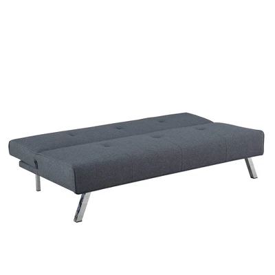 Sorenson Convertible Futon Sofa Bed Charcoal - Serta 4 Sorenson Convertible Futon Sofa Bed Charcoal - Serta - Image 4