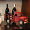 Sunnydaze Decor Sunnydaze Rustic Truck Metal Wine Rack - Red