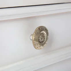 Richards Side Table With 2 Drawers White - Finch -Baxton Studio Store GUEST 86ee39f9 b8ff 49aa 9a0d 4da9248ea871