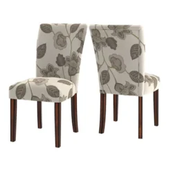Set Of 2 Reeves Print Parsons Dining Side Chairs Damask - Inspire Q -Baxton Studio Store GUEST 877bc18f ec96 4bba 9190 a44a220d9dbd