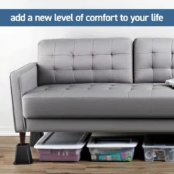 Adjustable Bed Risers - Heavy Duty Furniture Riser Set Of 4 In Heights Of 8, 5, Or 3 Inches For Table Risers, Bed Frame Risers In Black – Homeitusa -Baxton Studio Store GUEST 888f7a5b 49a2 44bd 87f9 1c3e74e4871f