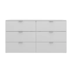 Delmar Wood 6 Drawer Dresser Matte White - Hillsdale Furniture -Baxton Studio Store GUEST 895d80ed 9aa5 43fa 87d5 7d92e847961f