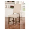 Set Of 2 Jellison Transitional Fabric Dining Chair Light Oak - HOMES: Inside + Out