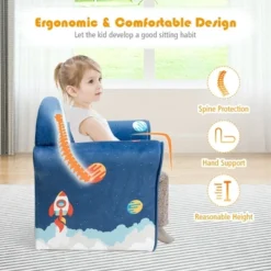 Costway Kids Cat/Astronaut/Lion/Synthetic Fake Animal/Elephant Sofa Children Armrest Couch Toddler Furniture Gift -Baxton Studio Store GUEST 8a261694 4890 4f61 910f 9d1403a98e25