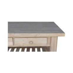 Sasha Kitchen Island - Unfinished - International Concepts -Baxton Studio Store GUEST 8a8513d1 61c1 4ea1 b844 4e26bffd5f71