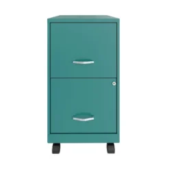 Space Solutions 18" Deep 2 Drawer Mobile Letter Width Vertical File Cabinet -Baxton Studio Store GUEST 8b64147e 1121 43b7 a71f 18c4c180c771