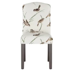 Alex Camel Back Dining Chair In Patterns - Skyline Furniture