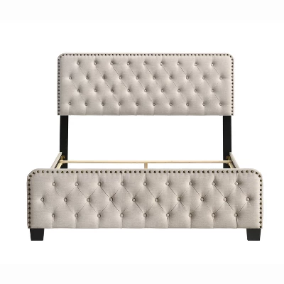 Phebe Button Tufted Upholstered Bed - HOMES: Inside + Out 5 Phebe Button Tufted Upholstered Bed - HOMES: Inside + Out - Image 5