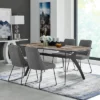 5pc Andes And Quartz Rectangular Dining Set Gray - Armen Living