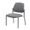 Armless Guest Chair Gray - Boss Office Products