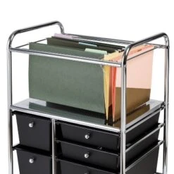 Honey-Can-Do 5 Drawer Rolling File Cart Black -Baxton Studio Store GUEST 8e1b48f4 250b 4f8b 9e67 3c9044017c22