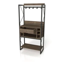 Orella Rustic Baker's Rack Reclaimed Oak - MiBasics -Baxton Studio Store GUEST 8e286077 d8d8 4956 9db1 3238e77fcdf3