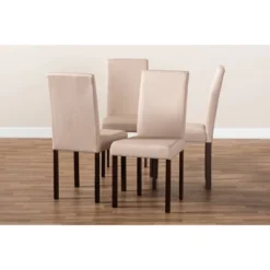 Set Of 4 Andrew Contemporary Espresso Wood Finish Fabric Dining Chairs Beige - Baxton Studio 8 Set Of 4 Andrew Contemporary Espresso Wood Finish Fabric Dining Chairs Beige - Baxton Studio -Baxton Studio Store GUEST 91c01f35 2b26 4009 9f28 be8e468bdde4