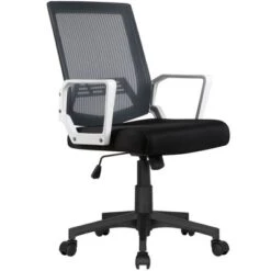 Yaheetech Adjustable Mid-Back Office Chair Computer Chair With Wheels -Baxton Studio Store GUEST 92836098 f69f 47f0 aa2d 8f2f1a15d4d9