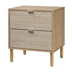 Merk 2 Drawer Nightstand - Sango 18 Merk 2 Drawer Nightstand - Sango -Baxton Studio Store GUEST 94307277 8418 4834 8e07 dd3a56ca2278