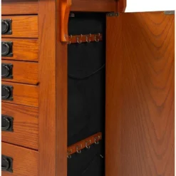 Delia Jewelry Armoire Brown - Powell Company -Baxton Studio Store GUEST 95bfe438 f7a8 49a2 adec 9f7eeb134cab
