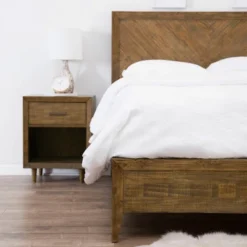 4pc Queen Aurora Mid Century Bedroom Set Brown - Abbyson Living -Baxton Studio Store GUEST 963c0616 00f0 4af6 af2f 4b6854b04f20