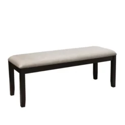 Pearce 6Pc Wood Dining Set With Chairs And Bench Gray/Espresso - Abbyson Living -Baxton Studio Store GUEST 96ab9568 25a6 4b0f a7ef a8ffc083f3e5