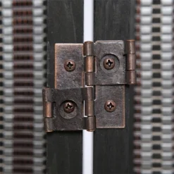 Legacy Decor Room Divider Wood And Bamboo Weave