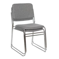 2pk 8Fabric Padded Signature Stack Chair - Hampden Furnishings