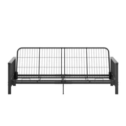 Full Anders Metal Arm Futon With 6" Microfiber Mattress - Room & Joy -Baxton Studio Store GUEST 97961731 bc65 4b27 80ca f3ab95dd5656