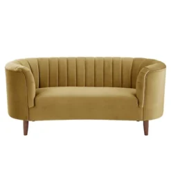 71" Millephri Loveseat Olive Yellow Velvet - Acme Furniture -Baxton Studio Store GUEST 97ba9435 497e 49f7 88f1 21d0261635f8