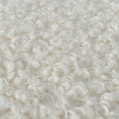 Kaia 47" Minimalist Aesthetic Look Teddy Waterfall Upholstered Bench-The Pop Maison 7 Kaia 47" Minimalist Aesthetic Look Teddy Waterfall Upholstered Bench-The Pop Maison - Image 7