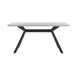 63" Rectangular Margot Top Finish Dining Table - Armen Living -Baxton Studio Store GUEST 98b5d7e5 bf35 4a31 8af8 adcd692075d8