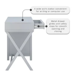 Peggy Side Storage Desk - Linon -Baxton Studio Store GUEST 992fa497 fb36 4ff0 91f0 156fc684688a