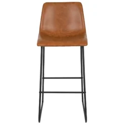 Flash Furniture 30 Inch Commercial Grade LeatherSoft Bar Height Barstools, Set Of 2 -Baxton Studio Store GUEST 9b2edc64 f65e 444e 9dc4 a4dc25086d1b