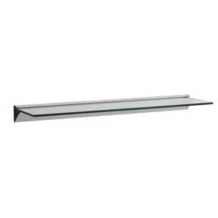 Floating Glass Shelf On Aluminum Bar Clear - Danya B. -Baxton Studio Store GUEST 9b7a7a00 92e7 45e1 a5ce 4fb41a499dfc