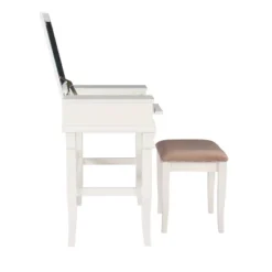 Adler Vanity Set White - Linon -Baxton Studio Store GUEST 9c241c2c 227a 48c1 b663 1a8e29b8da45