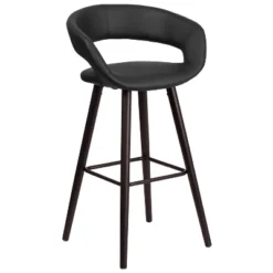 Merrick Lane Wood Ultramodern Bar Counter Stool With Upholstered Seat 28 Merrick Lane Wood Ultramodern Bar Counter Stool With Upholstered Seat -Baxton Studio Store GUEST 9d17850d cccc 4a43 b121 13e117bb840e