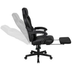 Flash Furniture X40 Gaming Chair Racing Ergonomic Computer Chair With Fully Reclining Back/Arms, Slide-Out Footrest, Massaging Lumbar -Baxton Studio Store GUEST 9ec4a844 4027 4ba6 9654 7972ddf6c55c