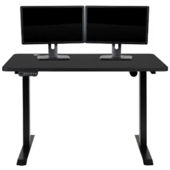 Emma And Oliver 48" Wide Black Electric Adjustable Standing Desk & Black Swivel Office Chair 21 Emma And Oliver 48" Wide Black Electric Adjustable Standing Desk & Black Swivel Office Chair -Baxton Studio Store GUEST 9f0dcf3b f92a 4c7c 91a1 bdb3fc28cdd1