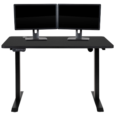 Emma And Oliver 48" Wide Black Electric Adjustable Standing Desk & Black Swivel Office Chair 10 Emma And Oliver 48" Wide Black Electric Adjustable Standing Desk & Black Swivel Office Chair - Image 10
